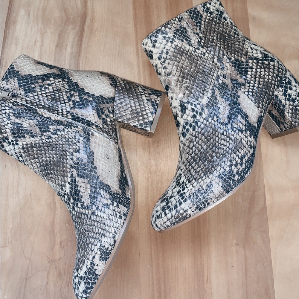 Urban Outfitters Snakeskin Booties